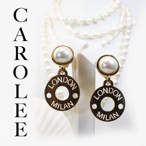 ⚜️ LONDON MILAN RUNWAY Vintage Carolee Earrings